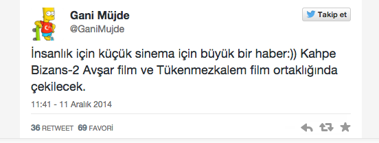 Kahpe Bizans filminin ikincisi geliyor!